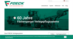 Desktop Screenshot of foeck.com