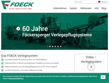 Tablet Screenshot of foeck.com